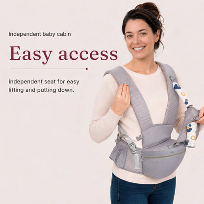 Noira Haven Hip Seat Baby Carrier Ergonomic, Newborn to Toddler