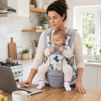 Noira Haven Hip Seat Baby Carrier Ergonomic, Newborn to Toddler