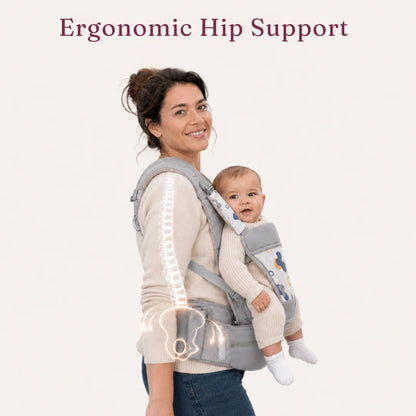 Noira Haven Hip Seat Baby Carrier Ergonomic, Newborn to Toddler
