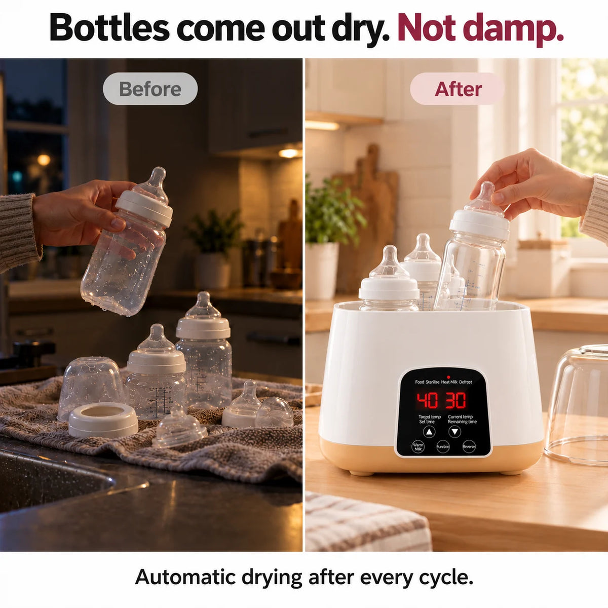 Noira Haven 4-in-1 Baby Bottle Steriliser & Dryer